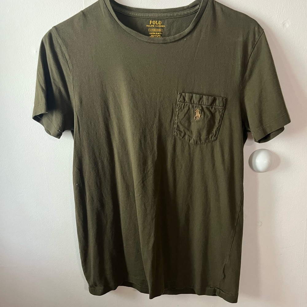 Ralph Lauren Polo Pocket Tee Shirt Small Logo